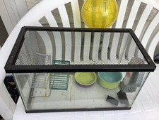 12 Gallon Gerbil, Hamster Tank w/ Multiple Accessories