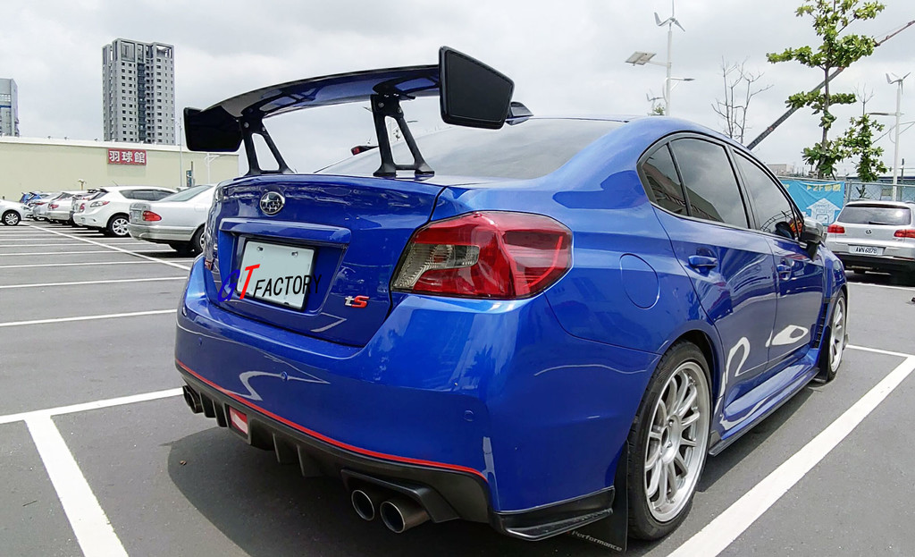 こ*ひ様 vab　vag　STI S207　リアサイドアンダースポイラー UNPAINTED S207 STYLE ABS PLASTIC REAR TRUNK WING SPOILER FOR
