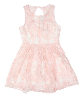 Forever 21 rosa Spitzenkleid, L, ärmellos, Party/Hochzeit