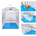 Hanging Metal Bird Cage with Bracket Kit and Feeder Parrot Canary Bird House