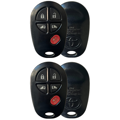2 Oem Factory 2004-2020 Toyota Sienna Mini Van Remote Keyless Entry Key Fobs