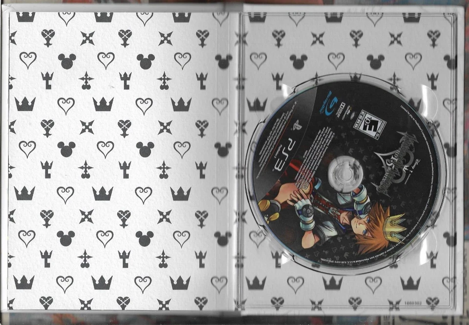 Videojuego PS3 PROBADO DISNEY KINGDOM HEARTS con LIBRO DE ARTE Disco de Cubierta Deslizante Foto 3 de 3