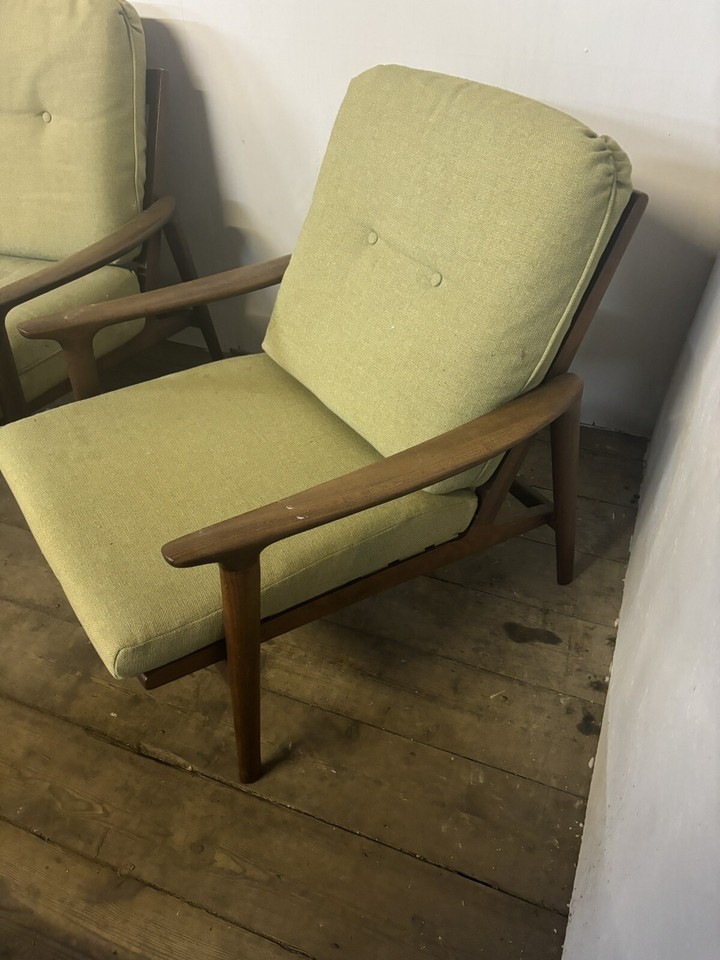Younger Mid Century Vintage Teak Sofa And Armchair eBay