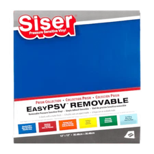 Siser EasyPSV  Removable, Primary Collection 12"x 12" New