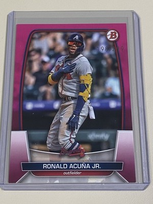 2023 Bowman Ronald Acuña Jr. #92 Fuchsia Parallel 198/299 🔥🔥