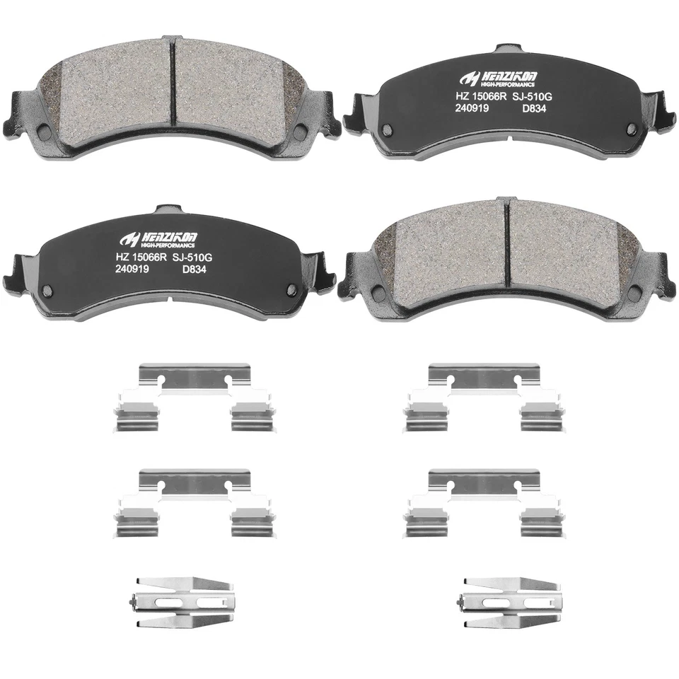 Pastillas de freno traseras de cerámica para Chevy Avalanche Silverado 1500 GMC Sierra 1500 Yukon Foto 2 de 3