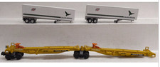 NEW IN BOX!  LIONEL 6-16334  CHICAGO & NORTHWESTERN TTUX FLATCAR SET--1990