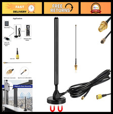 915MHz LoRa Antenna for IoT Devices - 4dBi Magnetic with 10ft Cable SMA Connec