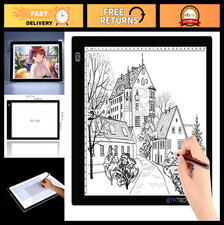 Ultra-Thin A4 Portable LED Tracing Light Box - Dimmable Art Pad for Drawing, Ske