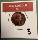 1967-P Lincoln Memorial Cent — photo from another recent sale