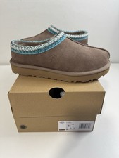 UGG Tasman Caribou Sapphire Ice Women Size US 5/UK 3 Suede Slippers 1174470-CPPH