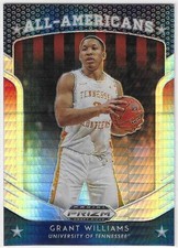 2019 PANINI PRIZM DP #22 GRANT WILLIAMS ALL-AMERICANS HYPER PRIZM RC 14/75