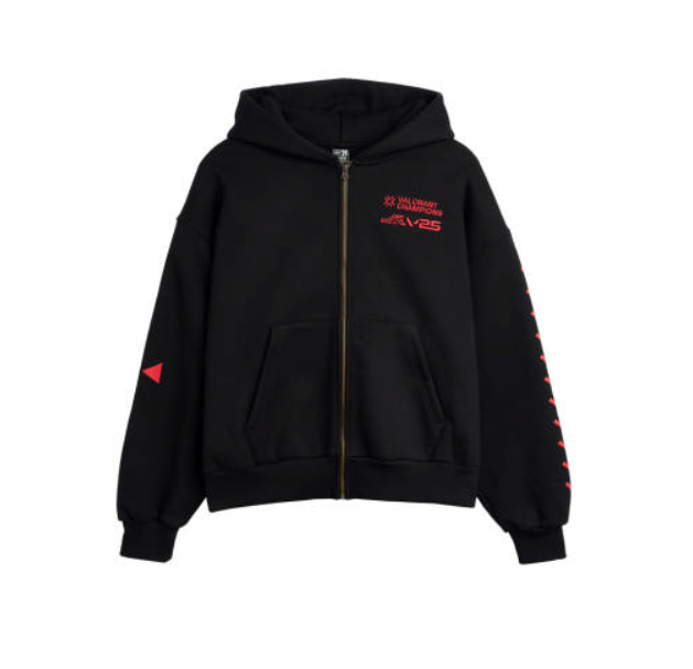 VR × VALORANT CHAMPIONS HOODIE / BLK VR × VALORANT CHAMPIONS HOODIE – VAULTROOM