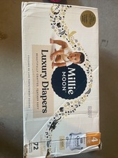Millie Moon Baby Luxury Disposable Diapers size 4 22-33 lbs 72 count