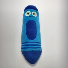 Baby First TV Color Crew 8" Plush Talking Toy Blue Crayon - TESTED  WORKS