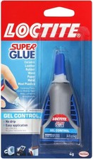 Loctite Super Glue Gel Control, Clear, 0.14 fl oz Bottle, 1 Pack
