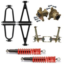 Go Kart Swingarm 350mm 14 Shock Knuckle Spindles Wheel Hubs for ATV UTV Quad