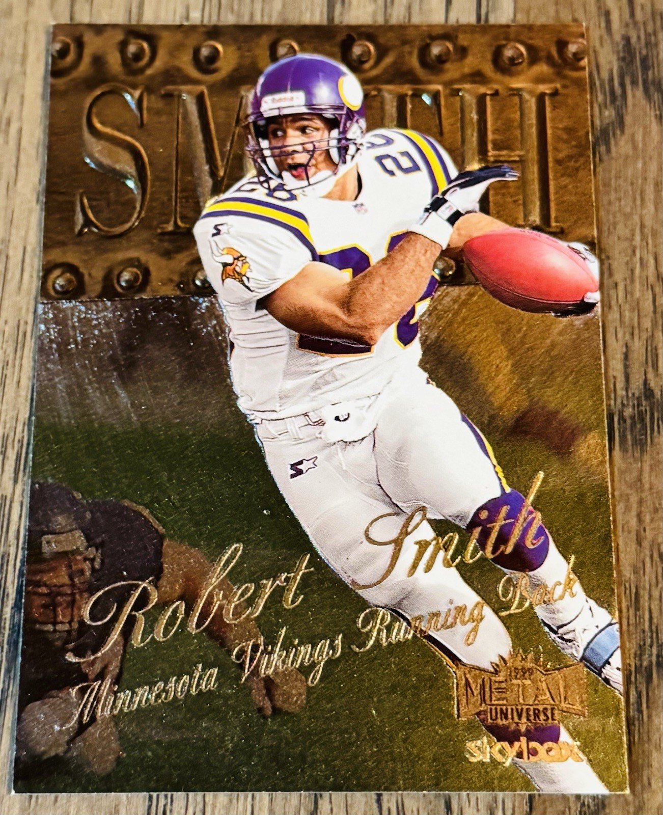 Robert Smith #163 1999 SkyBox Metal Universe Minnesota Vikings Football
