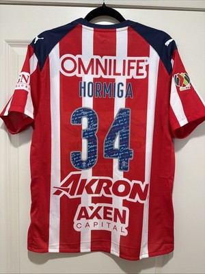 Hormiga Gonzalez #34 Mens MEDIUM PUMA Chivas Authentic Match Jersey Special Name