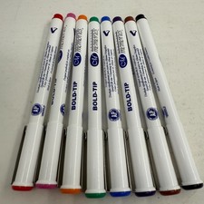 Creative Memories 8pc Lot Scrapbooking Markers BOLD TIP Pens Calligraphy Style