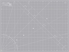 Self Healing Cutting Mat A2 Gray 18x24 Inch 5-Ply Craft Board Hobby Board