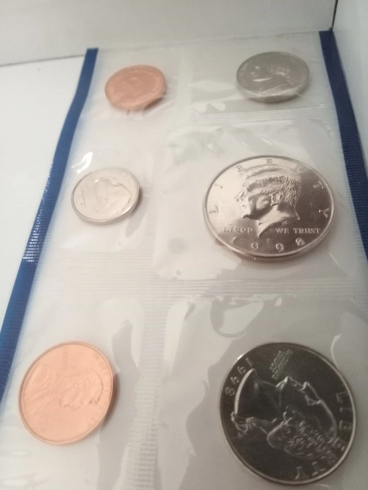 1995,1996,1998 P&D Mint Set Brilliant Uncirculated US (15 Coin Set) No Envolpes - Image 3 of 3