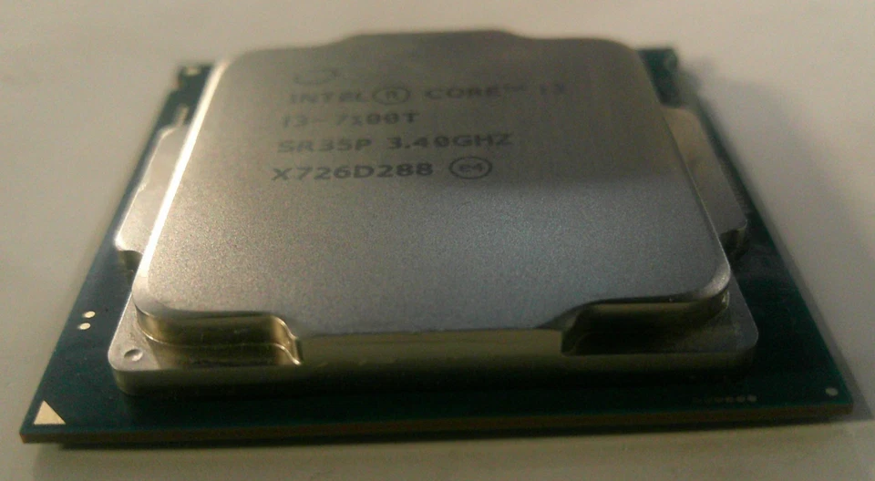 Procesador CPU Intel Core i3-7100T 3,40 GHz doble núcleo LGA 1151 SR35P Foto 3 de 4