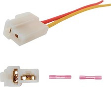 AUTO OCCASION Universal Cooling Fan 2 Terminal Pigtail Plug Wire Harness