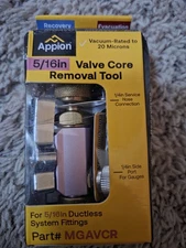 Appion MGAVCR Mega Flow Vacuum Rated Valve Core Removal Tool – 5/16" System NEW