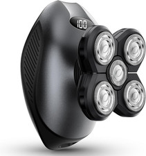 Head Shavers for Bald Men 5 in 1 Electric Razor IPX7 Waterproof for Bald Men ...