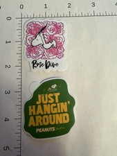 STICKER: Peanuts Charlie Brown Snoopy Woodstock reusable