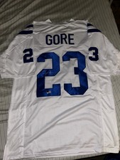 Frank Gore Signed Indianapolis Colts Jersey – Beckett COA – #23 – White/Blue