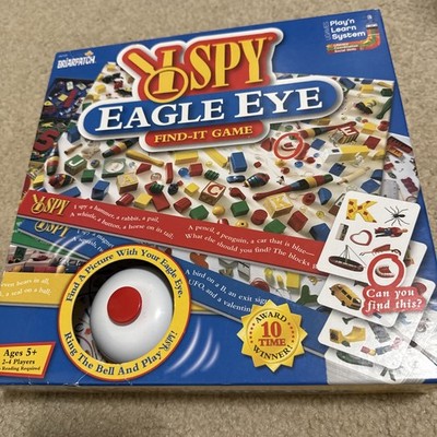 I Spy Eagle Eye Scholastic Board Game Briarpatch Inc Ages 5+ /2018 Lightly Used