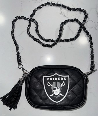 Women's Cuce Las Vegas RAIDERS PURSE Safety Stadium Compliant Crossbody BAG