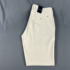Peter Millar Golf Pants Crown Crafted Surge 35 x 32 Stone Beige NWT MSRP 185