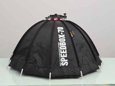 SMDV SPEED-BOX 70 cm Dodecagon Softbox Diffuser mit Halterung für Systemblitze