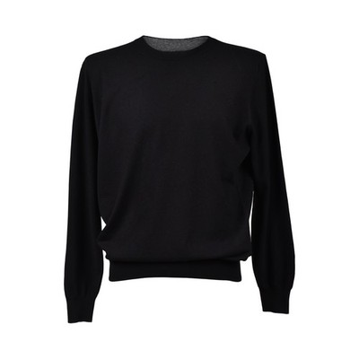 BRUNELLO CUCINELLI MEN'S 100 CASHMERE CREW NECK BLACK  SWEATER NWT MSRP $1425
