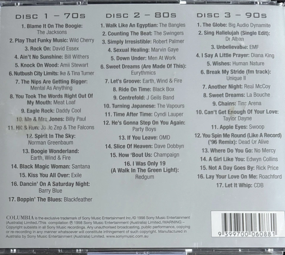 VIDEO HITS: 1000th Show Celebration - Various 3 x CD 1998 Columbia Exc Cond! - Image 2 of 2