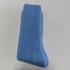 VTG Socks Men's 80s Crew Blue 10-13 Acrylic USA 90s USA NOS Crown 8 Ply Heel.