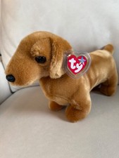 TY Beanie Buddy Weenie The Dachshund Puppy Dog Plush