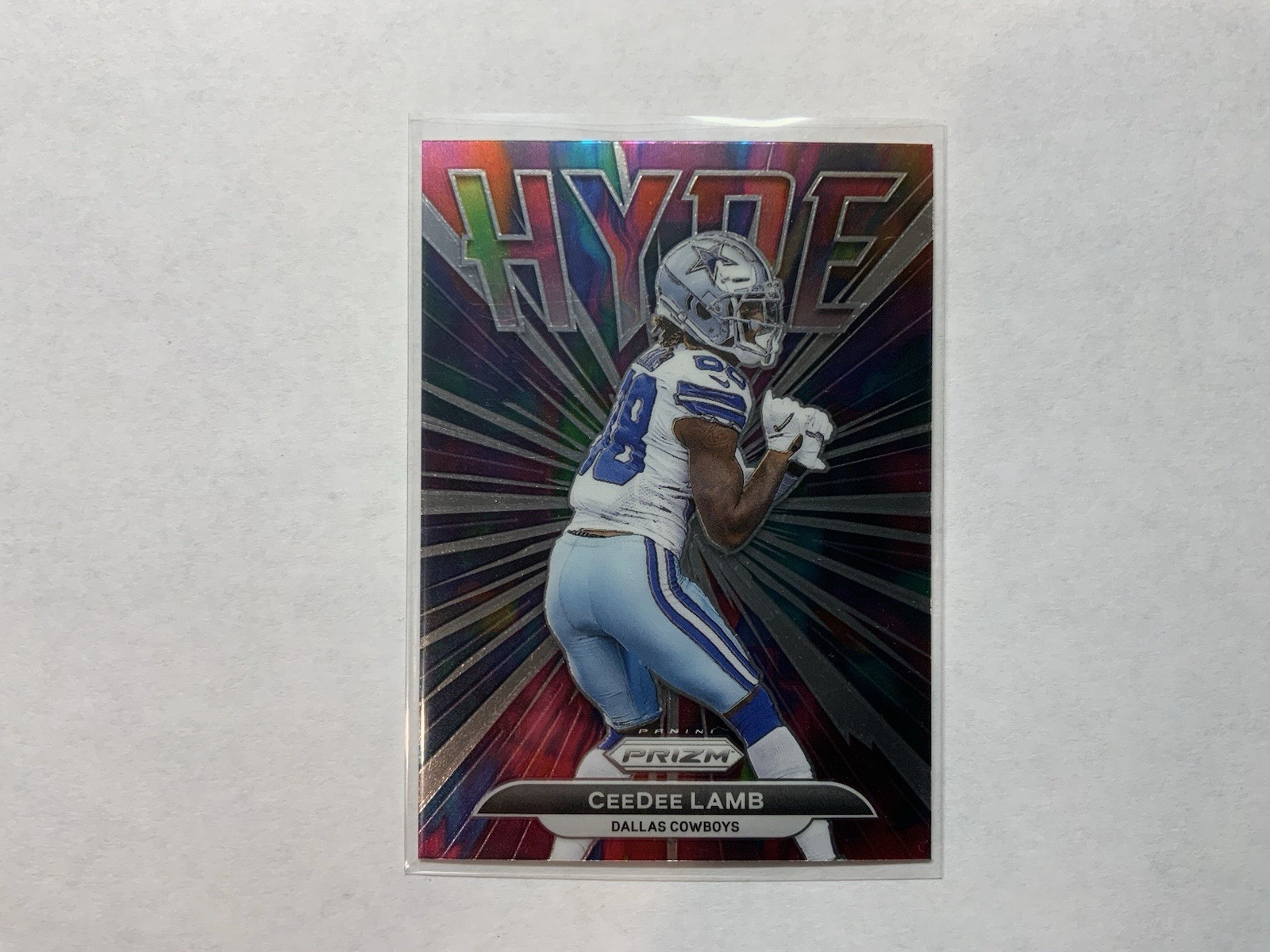 Panini 2021 Prizm Hype Insert #H-6 CeeDee Lamb Dallas Cowboys NFL Football