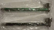 2 Metal Diamond Cut SEALED Tobacco PIPES Screw On Lid 6 INCH FREE SHIP