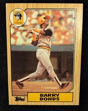 1987 Topps Barry Bonds #320 RC Rookie Card Pirates NM . rookie card picture