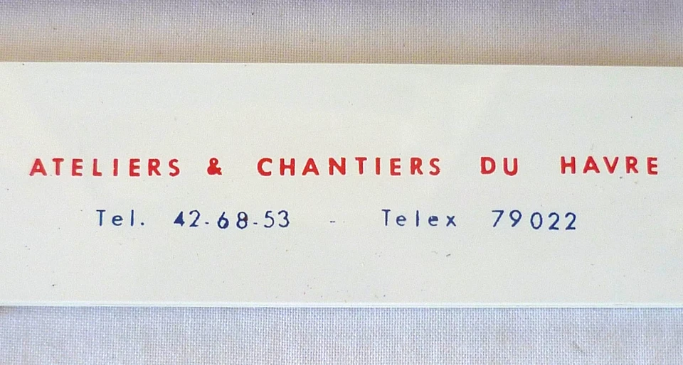 ANCIENNE PETITE RÈGLE À CALCUL GRAPHOPLEX 612 PUB ATELIERS ET CHANTIERS DU HAVRE - Photo 4/4