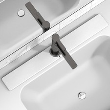 30" x 4" Stone Faucet Mat for Kitchen Sink, Quick Drying Diatomite Sink Tray,