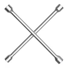 Ken-Tool 35635 Lug Wrench, 14In.L, Chrome, 4 Way