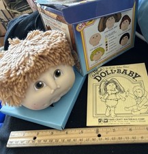 The Original Doll-Baby Making Baby Doll Head Hair Boy Girl Martha Nelson Thomas