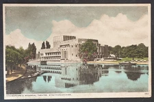 vtg postcard Shakespeare's Memorial Theatre Stratford on Avon England UK RA seri