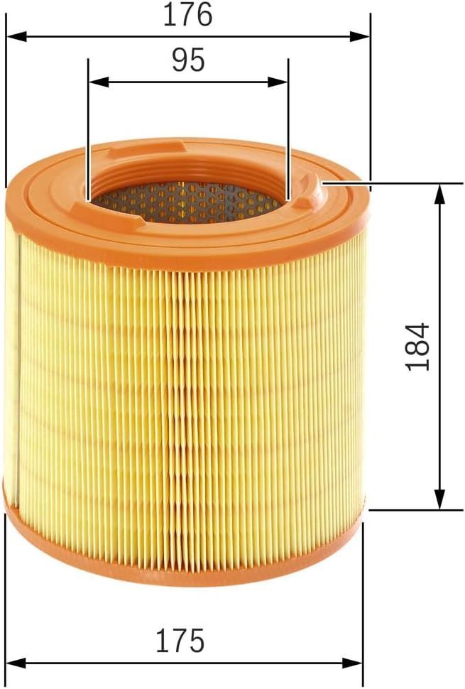 2x ✅Fits BOSCH F 026 400 183 air filter NISSAN/RENAULT ⭐UK Seller⭐ - Image 7