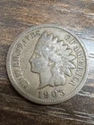 1905 1C Indian Penny Cent  BN Actual Coin Solid Pricing Very Fine